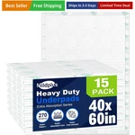 Heavy Duty Underpads 40"X60" Super Sized Chucks 270 Grams Disposable Bed.... Fixed Price $71.94.