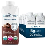 Kate Farms Nutrition Shake, Chocolate, CASE/12. Fixed Price $62.69.