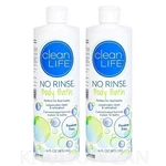 2 Pack Clean Life No Rinse Body Bath, Wash 16 Oz (473.1 Ml) Each Fast Ship. Fixed Price $23.80.