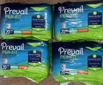 Prevail Per-fit Daily Underwear Pull On Unisex Small PF511- 4 Bags. Fixed Price $29.09.
