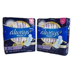Always Maxi Pads With Wings Size 5 Extra Heavy Overnight Wrap 36CT Lot Of 2 New. Fixed Price $30.40.