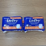 Livdry Adult Diapers Large Incontinence Underwear, Super Absorbency 32CT. Fixed Price $44.95.
