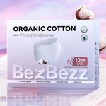 10 Count Organic Cotton Disposable Period Underwear For Women, Size L/xl. Fixed Price $15.95.
