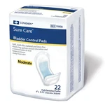 Surecare Bladder Control Pad 9.75'' Length Moderate Absorbency Unisex -22/BAG. Fixed Price $13.88.