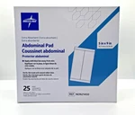 Medline Sterile Super Absorbent Abdominal Pad, 5" 9", Box Of 25 - NON21450H. Fixed Price $15.88.