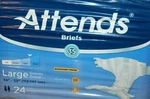 Attends Advanced Dermadry Technology Adult Incontinence Briefs Underwear 72CT. Fixed Price $34.99.