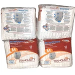New Tranquility Smartcore Disposable Briefs Medium Size Adult Diapers Qty 48. Fixed Price $39.90.