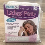 Salk Health Dri Nib Ladies Panty Sz Bladder Control Undergarment 100% Cotton. Fixed Price $29.99.
