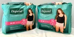 2 Packs 18 Ct Each Of Depend Adult Diaper/underwear Women Medium/maximum New!. Fixed Price $19.99.