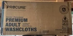 Procure PC263S 8"X12" Premium Adult Washcloths Wipes Disposable Packs Of 64. Fixed Price $125.00.