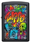 Genuine Zippo Windproof Lighter 97605 Street Art Graffiti Black Matte Brand New. Fixed Price $57.89.