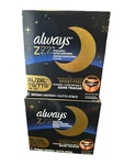 Packs Always Zzz Overnight Disposable Period Underwear XL/2XL 18-26 7CT. Fixed Price $19.95.