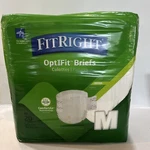 Medline Fitright Extra Optifit Briefs 20 Pack 32 To 44" Adult Diapers. Fixed Price $7.86.