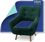 Inspire Waterproof Chair Pad, Dark Colored To Hide Stains, 18 X 24 Quilted, Fo. Fixed Price $18.58.