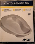 Drive Contoured Bed Pan Lightweight Durable Polyethylene New In Box. Fixed Price $19.95.