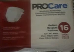 Procare Protective Underwear Adult Medium 16 Pk Disposable Pullup Briefs Diapers. Fixed Price $7.00.