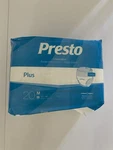 Presto Plus Disposable Adult Pull Up Underwear Size M. Fixed Price $8.99.