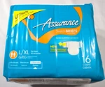 Assurance Stretch Briefs W/tabs L/xl 45"-64" New Flexright Panels Qty 16. Fixed Price $11.99.