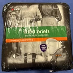 Cvs Health Fitted Briefs Maximum Absorbency 14-UNISEX X-large Fits Waist 58"-63". Fixed Price $20.00.