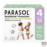 Parasol Chlorine-free Diapers With Rashshield Protection-size 4- 52CT: 20-32 Lbs. Fixed Price $35.61.