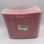 Annhua Pink Dental Bibs Waterproof Patient Disposable 13" X 18", Polyback 12. Fixed Price $12.99.