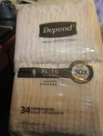 Depend Fresh Protection Adult Incontinence Underwear For Women, Xl 68. Fixed Price $25.60.