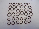 60-9 Corvair Brown Vit (not Rubber) Push Rod Tube O-ring Set. Fixed Price $18.00.