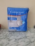 Composure Underwear For Men L/xl (38-64 Waist) Maximum Absorbency, 16 Count. Fixed Price $16.00.