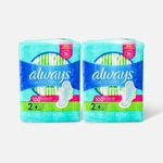 Always Ultra Thin Pads With Wings, Size 2, Long Super Absorbency, 42CT, 2PK. Fixed Price $24.25.