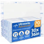 Medline Ultrasorbs Advanced Extra Strength Drypads, 30" 36", 70 Count, Supe.... Fixed Price $143.39.