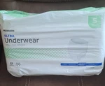 Mckesson Ultra Heavy Absorbency Underwear Leak Protection Small White 22 Count. Fixed Price $14.00.