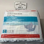 Cardinal Health Quilted Adult Briefs Wings Heavy Absorbency 18 Counts Sz Large. Fixed Price $7.99.