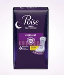 Poise Fresh Protection Overnight 8 Extra Coverage Instantly Absorbs 36 Pads. Fixed Price $26.95.