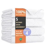 Ultimate Washable Underpads - Heavy Absorbency, Waterproof Reusable Incontine.... Fixed Price $47.87.