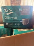 Rely Unisex Maximum Underwear Size Absorbency With Odor Guard (80). Fixed Price $25.00.
