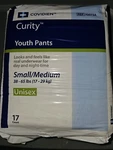 Covidien Curity Youth Pants Small/medium 38-65LBS 7PKS. 17 Count Per Pack. Fixed Price $75.00.