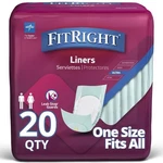 Fitright Plus Liners Heavy Absorbency 13 X 30 Incontinence Pads 80 Total 4 Packs. Fixed Price $56.99.