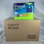 Prevail Per-fit Daily Underwear 80 Count ( 4X20) PF-514/1 Extra Large. Fixed Price $35.00.