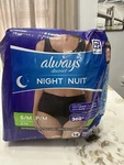 Always Discreet Adult Incontinence Overnight Underwear For Women, Small/medi.... Fixed Price $29.99.