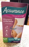 Assurance Women Underwear S/m Maximum Absorbency 54CT - New. Fixed Price $15.99.