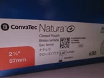 Brand New Convatec #421683 Sur-fit Natura Closed 1/4 " 57MM 30 Pouches. Fixed Price $33.82.