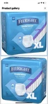 New 20 Ct Fitright Super Adult Diapers Incontinence Underwear Maximum Absorbency. Fixed Price $25.00.