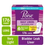 Poise Daily Incontinence Panty Liners, 2 Drop Very Light Absorbency, 176 Count. Fixed Price $26.08.