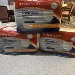 Tranquility Disposable Premium Overnight Underwear Medium Lot Of 3 = 54 New K. Fixed Price $33.99.