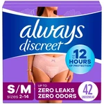 Incontinence Underwear Women Maximum Absorbency Small Medium 42 Count Always. Fixed Price $74.99.