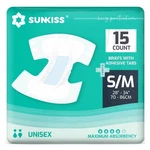 Sunkiss Trustplus Adult Unisex Diapers With Tabs, Max Absorbency, S/m, 15 Count. Fixed Price $25.88.