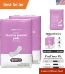 Incontinence Pads For Women, Long, Bladder Control, Postpartum, Ultimate Abso.... Fixed Price $42.95.