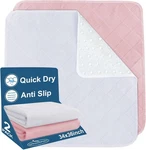 Bed Pads Washable 34"X36" Waterproof Reusable Underpad For Incontinence 2 Pack. Fixed Price $25.99.
