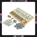 Melissa & Doug Play Money Set With Coins Cash Drawer - Fun Educational Toy. Fixed Price $51.71.