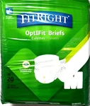 Medline Fitright Optifit Briefs 20 Pack, Size Medium 32-44 In, Breathable Design. Fixed Price $13.95.